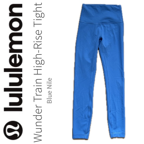 💙NWOT? Wunder Train High-Rise Tight 25" W5CQDS Lululemon | Blue Nile 2 /XXS - Picture 17 of 17